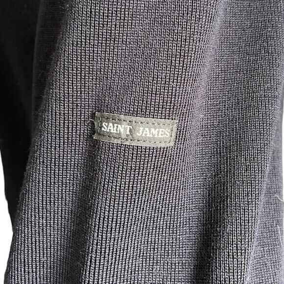 Saint James L’Atelier Toggle Cardigan Nautical Navy Blue Size US12 - Picture 7 of 9